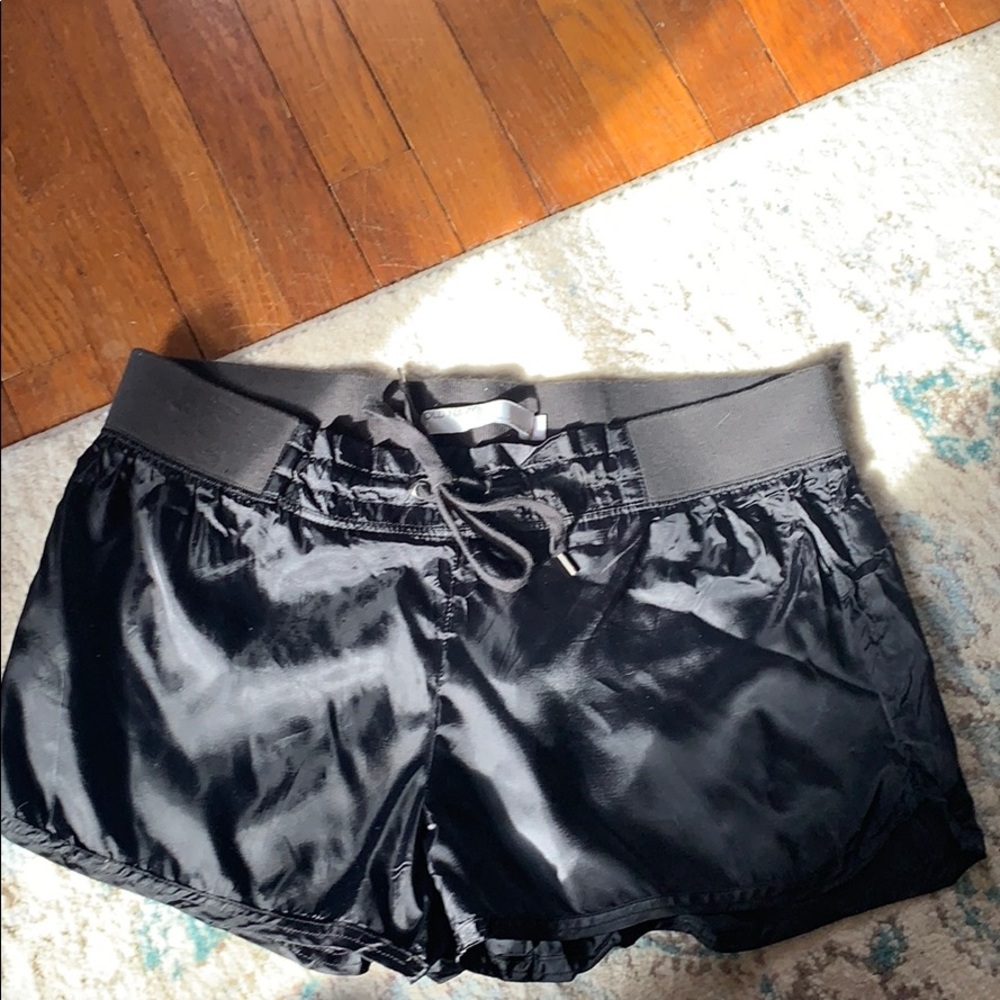 Cute satin material shorts